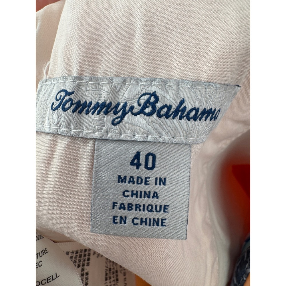 Tommy Bahama Chino Shorts Mens Size 40 Cotton Blend Casual Beach Golf - Picture 5 of 6
